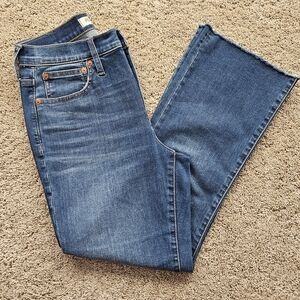 Madewell Dark Blue Straight Leg Jeans